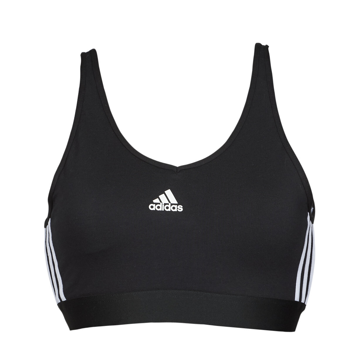 adidas  3 Stripes CROP  Černá