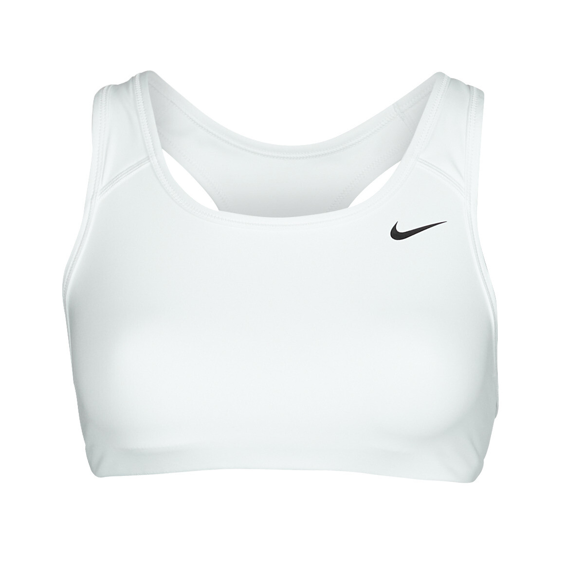 Nike  Swoosh Medium-Support Non-Padded Sports Bra  Bílá