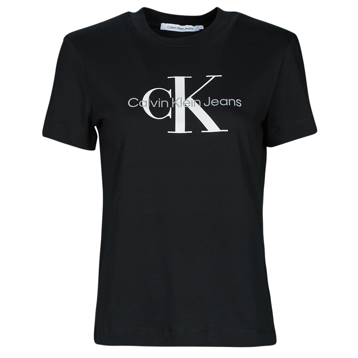 Calvin Klein Jeans  CORE MONOGRAM REGULAR TEE  Černá