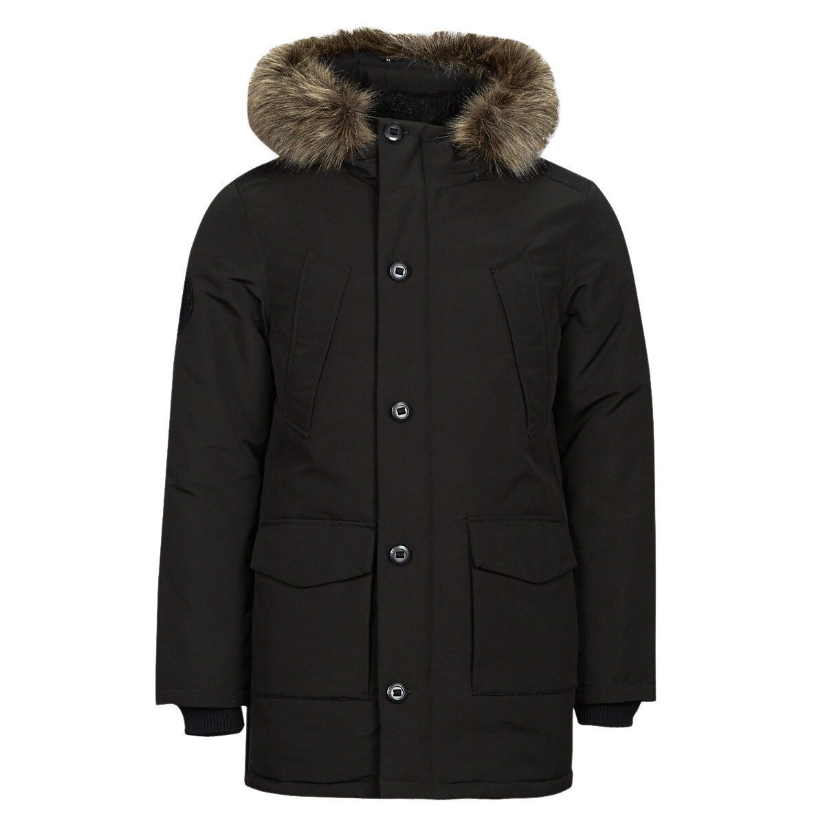 Superdry  VINTAGE EVEREST PARKA  Černá