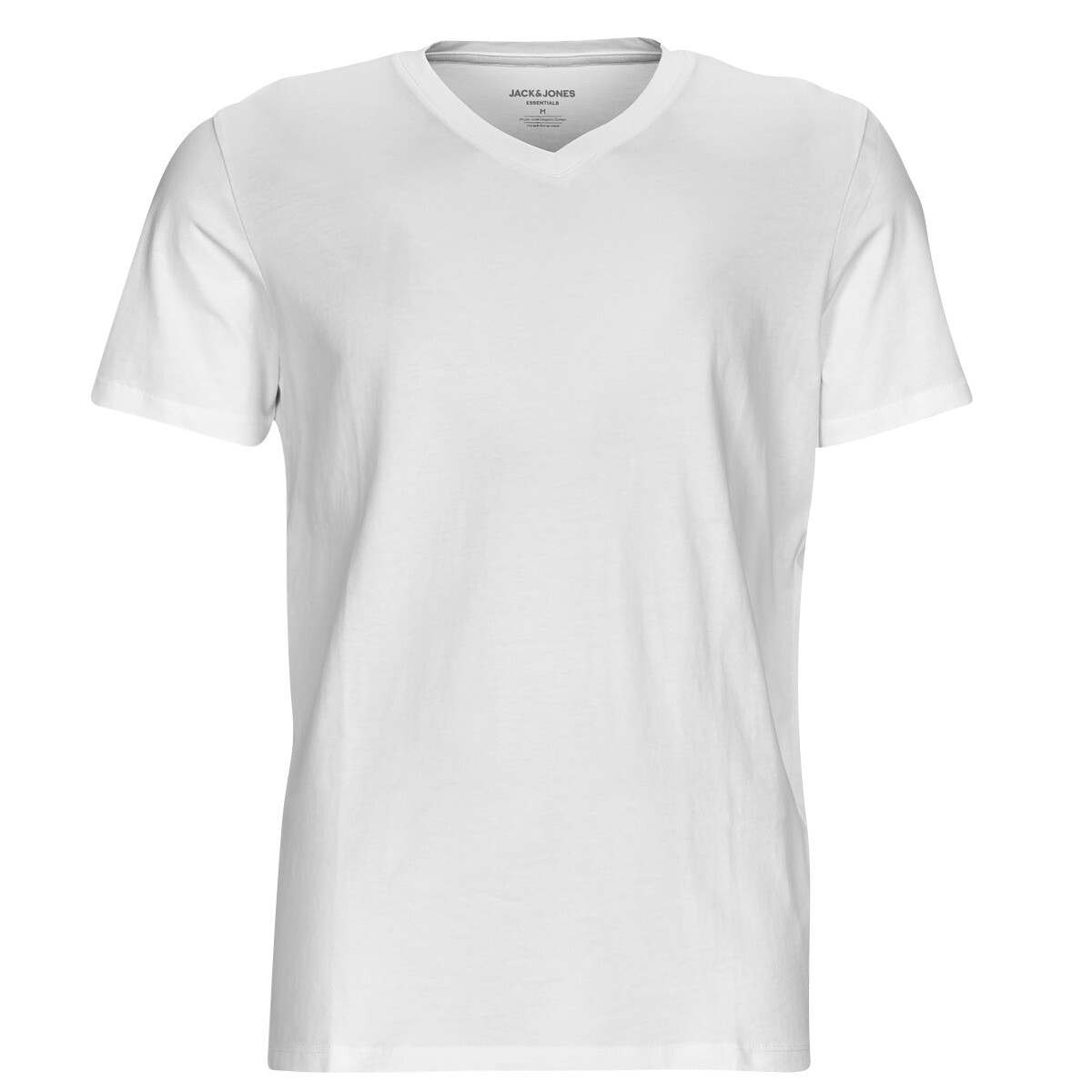 Jack & Jones  JJEORGANIC BASIC TEE SS V-NECK  Bílá