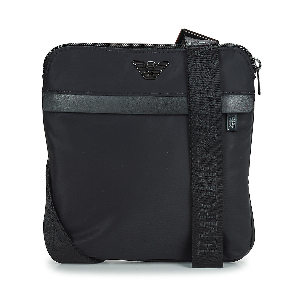 Emporio Armani  EAGLE POCKET CROSSOBODY FLAT  Černá