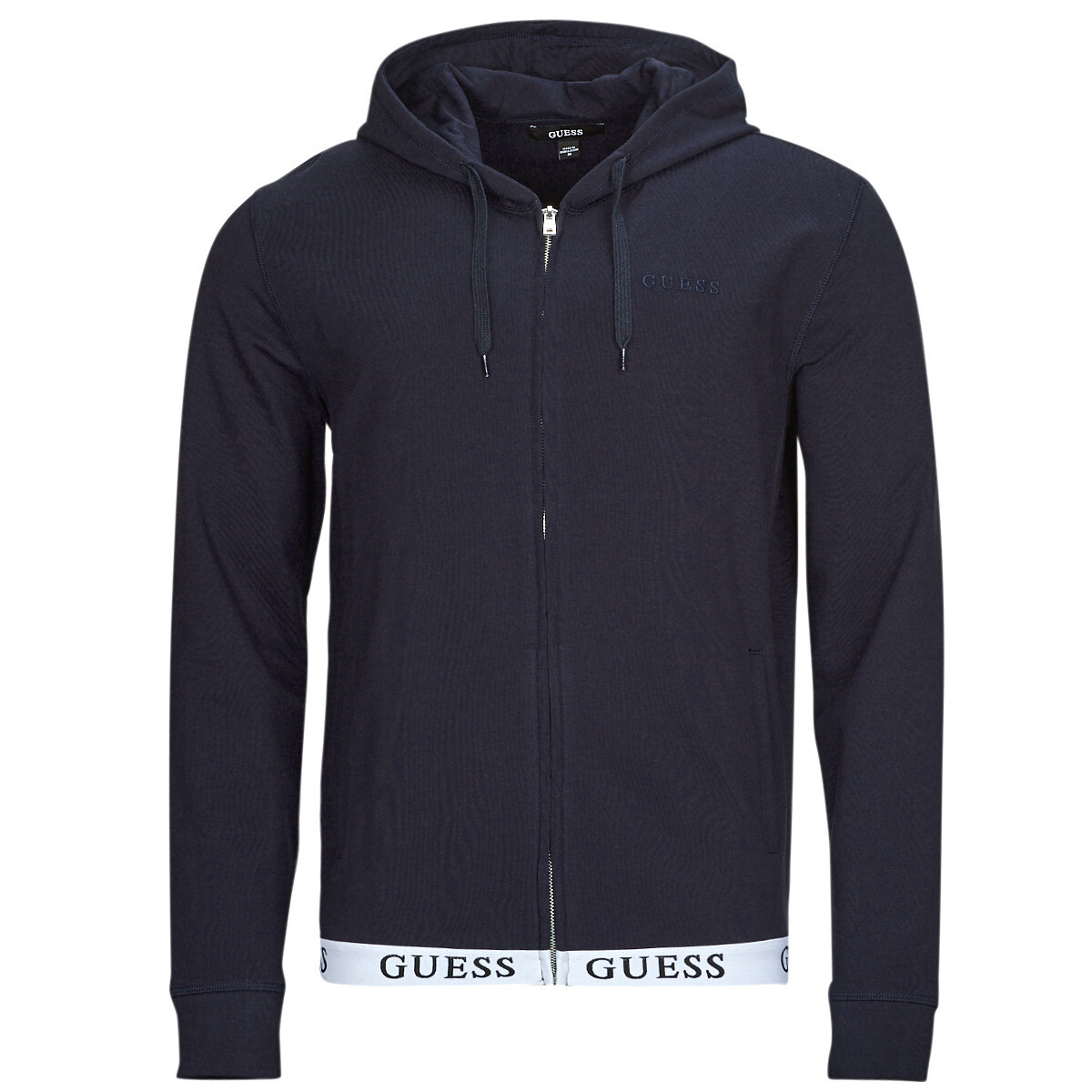 Guess  ZIP HOODIE  Tmavě modrá