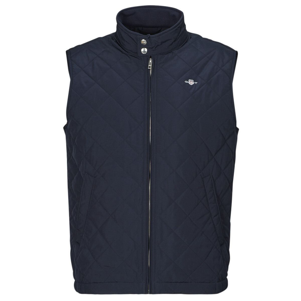 Gant  QUILTED WINDCHEATER VEST  Modrá