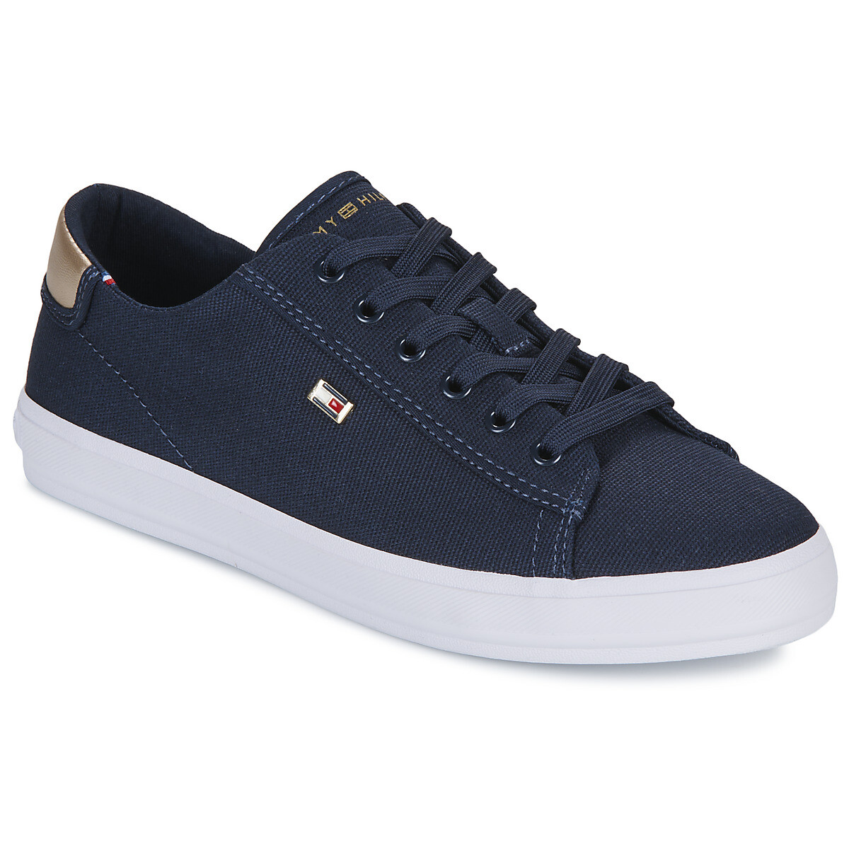 Tommy Hilfiger  VULC CANVAS LACE UP SNEAKER  Modrá