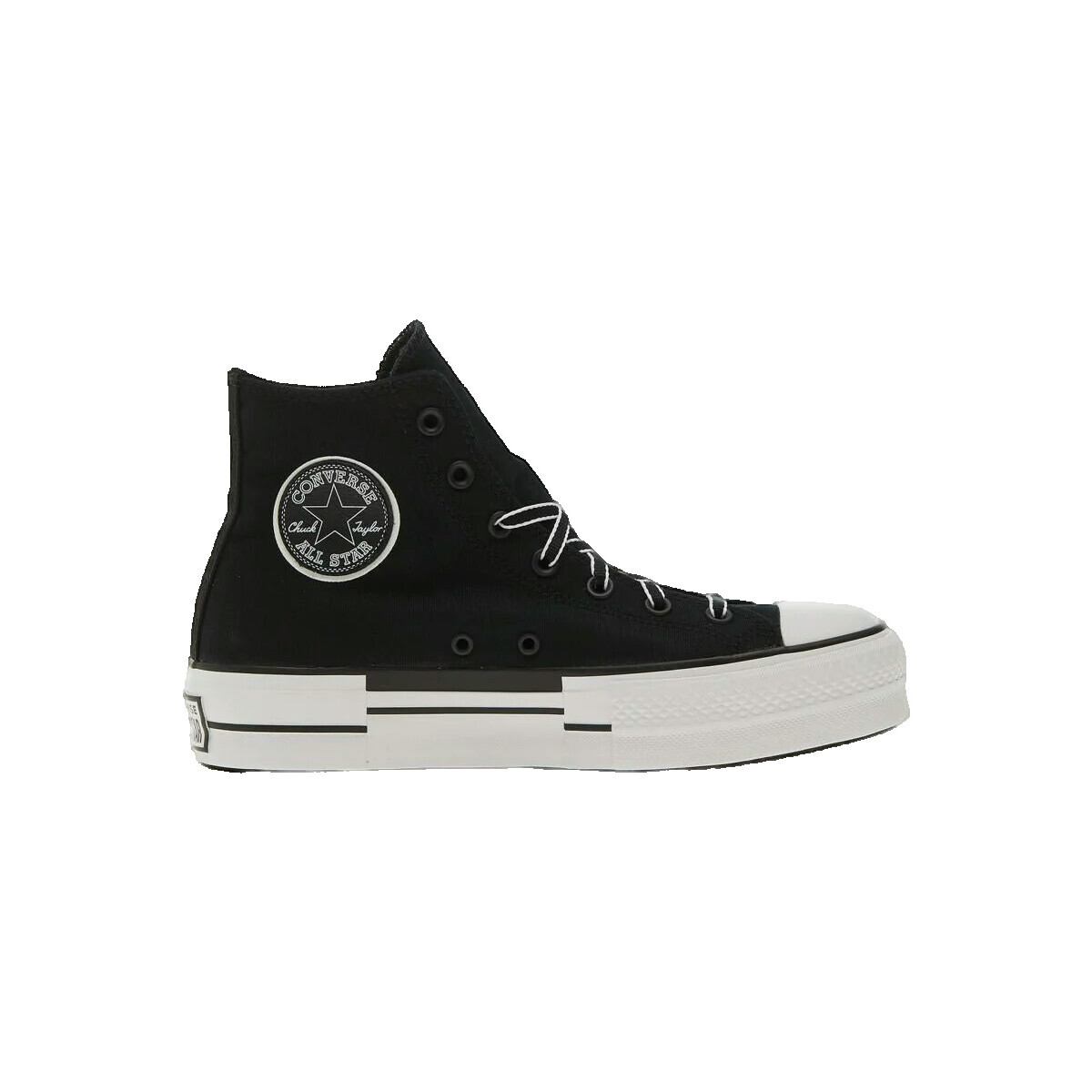 Converse  Chuck Taylor All Star Lift Platform Outline Sketch  Černá