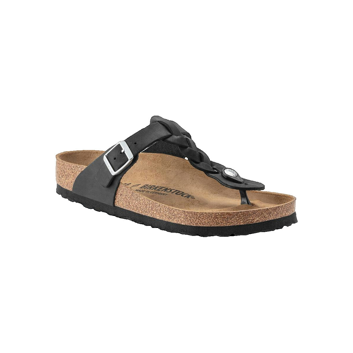 BIRKENSTOCK  Gizeh Oiled Etroite  Černá