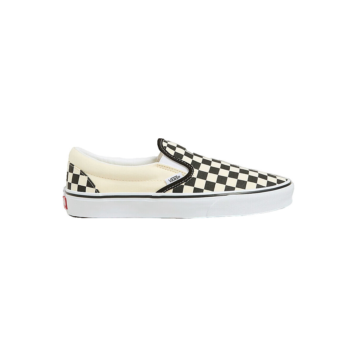 Vans  Imprimée Damier Sans Lacet Ua Classic Slipon  Bílá