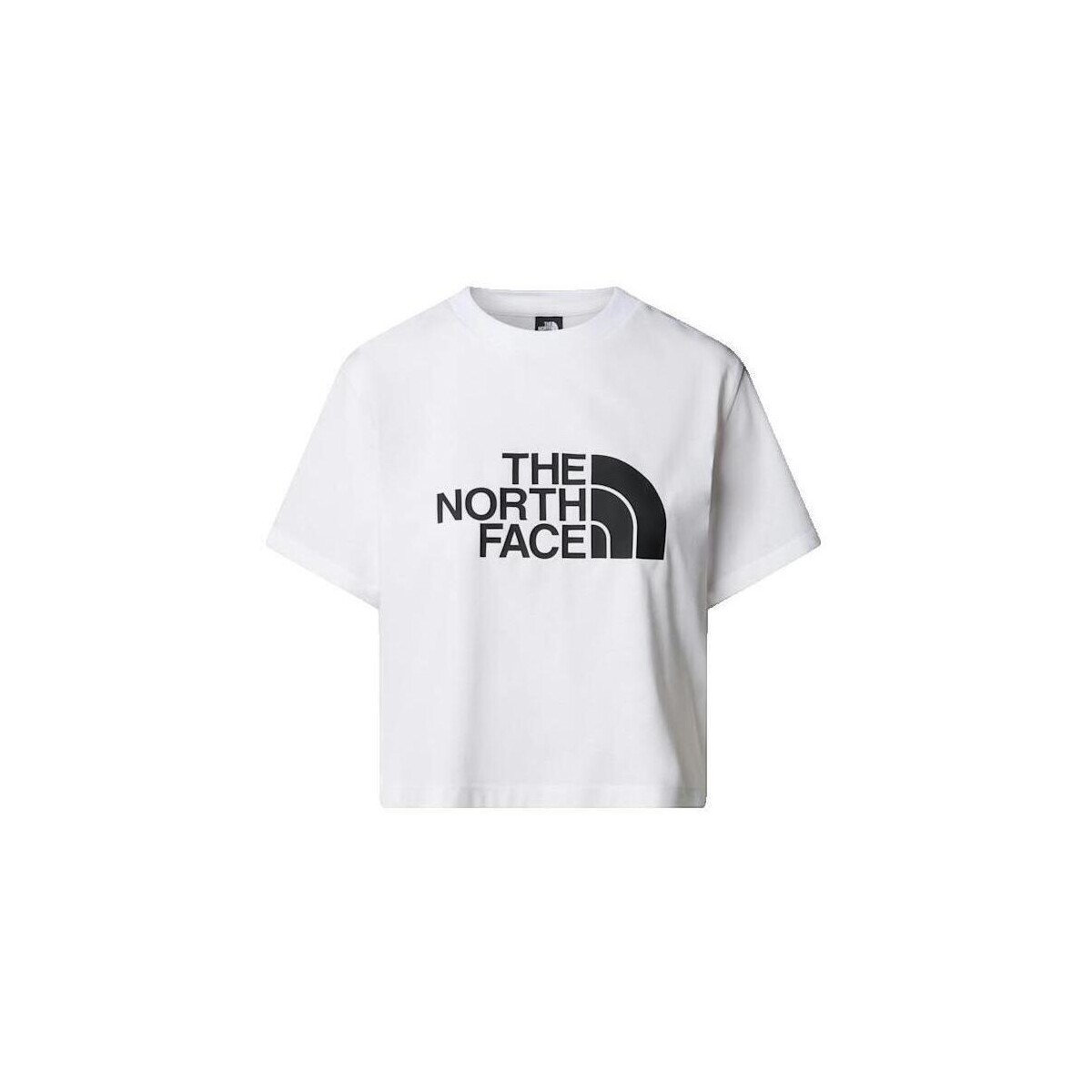 The North Face  S/S Easy Relaxed Cropped  Bílá