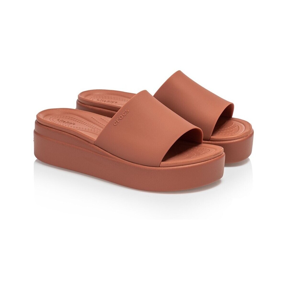 Crocs  Brooklyn Slide  Hnědá