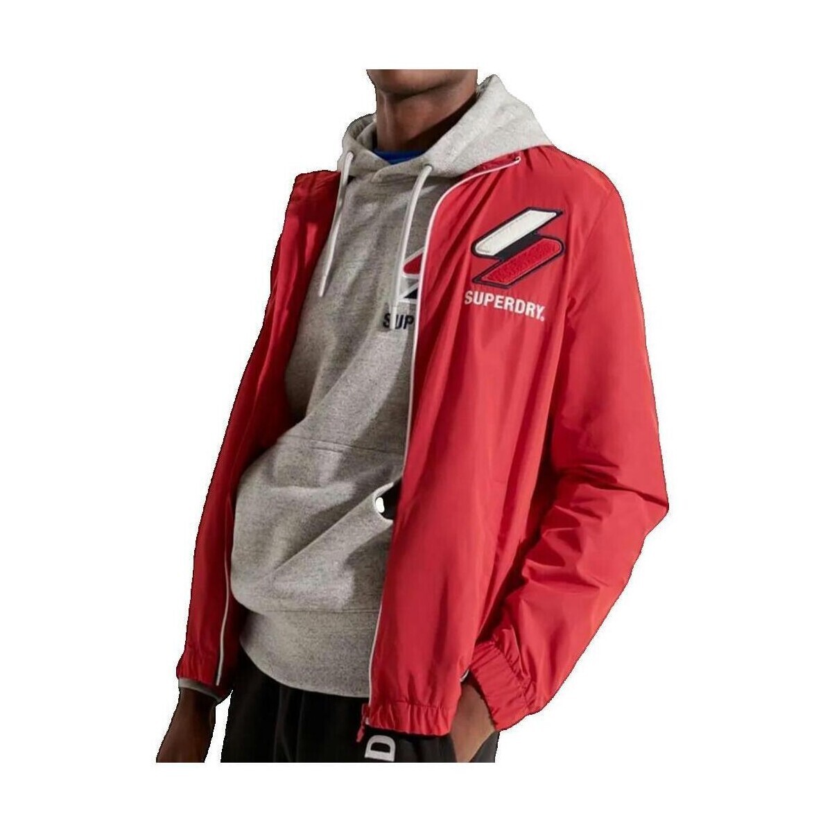Superdry  Track Cagoule  Červená
