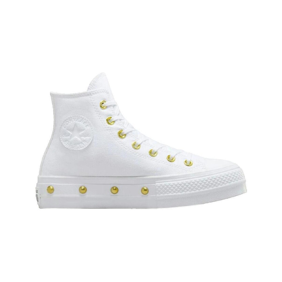 Converse  Chuck Taylor All Star Lift Platform Star Studded  Bílá
