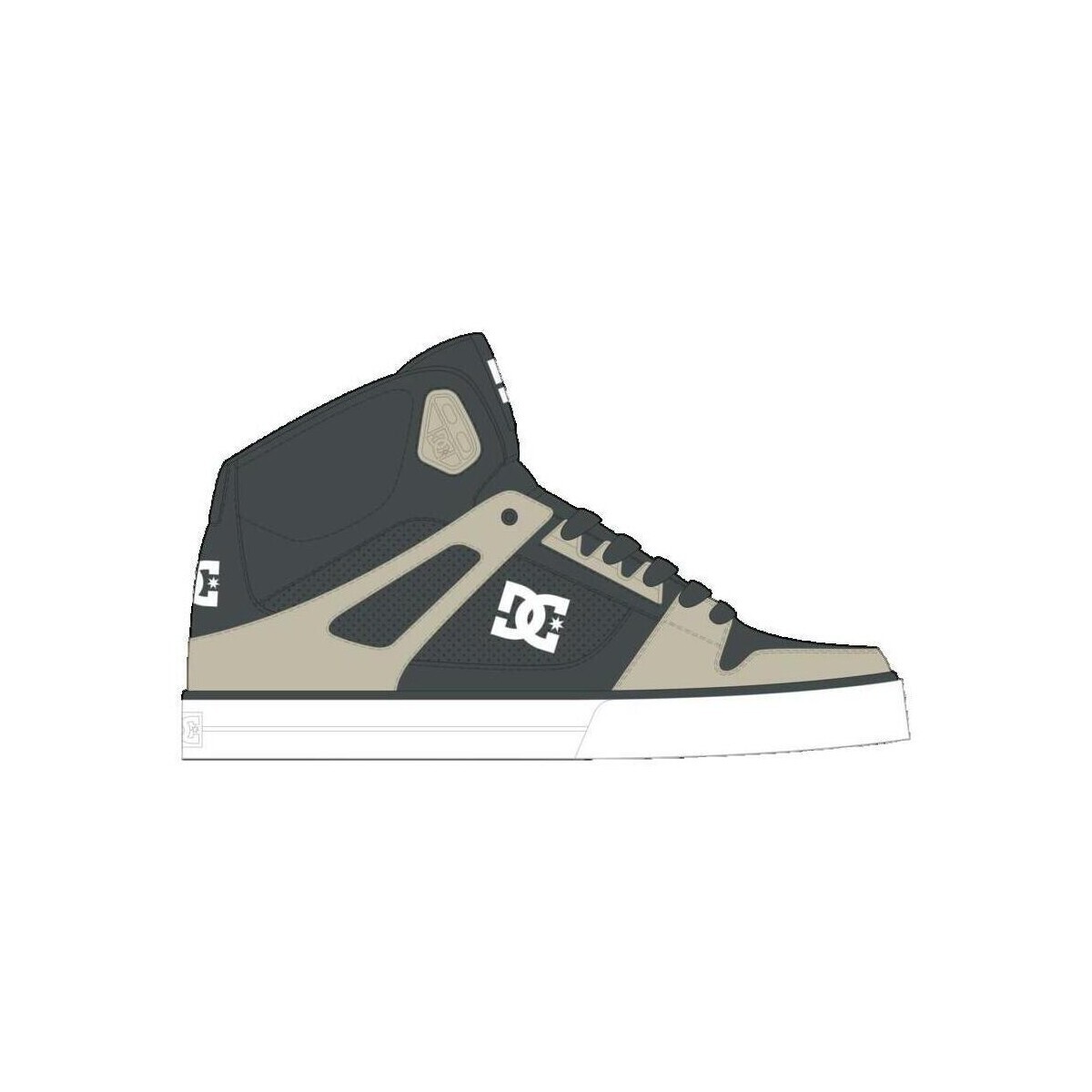 DC Shoes  Pure  Hnědá