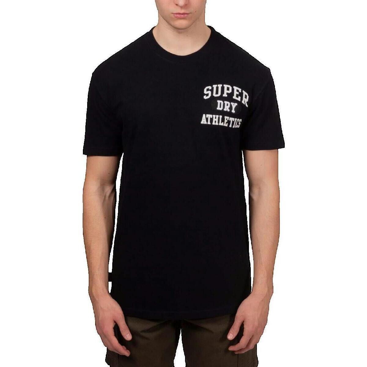 Superdry  T-shirt  Superstate à logo brodé  Černá
