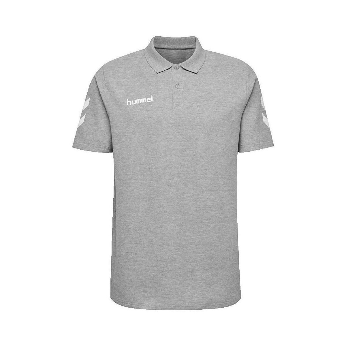 hummel  Polo  HMLGO Cotton manches courtes gris  Šedá