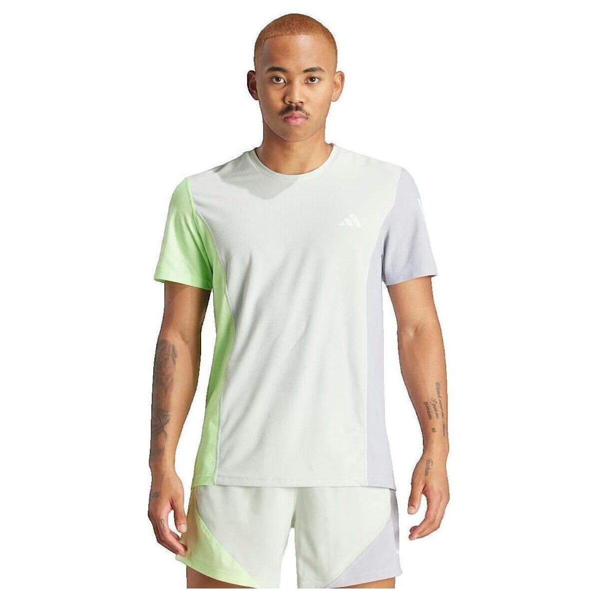 adidas  T-shirt  Own The Run Colorblock  Bílá