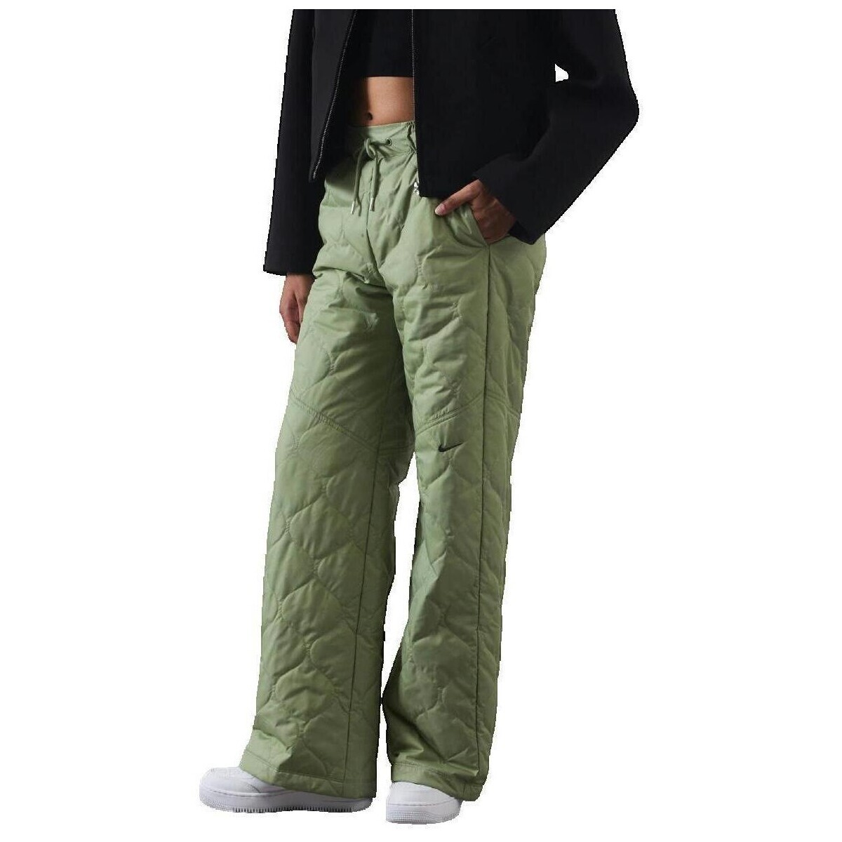 Nike  Pantalon  Matelassé Essential  Zelená