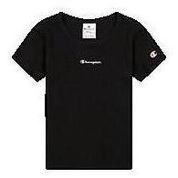 Champion  T-shirt  noir manches courtes col rond  Černá