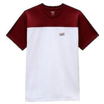 Vans  T-shirt  Script Crew Bordeaux  Bordó