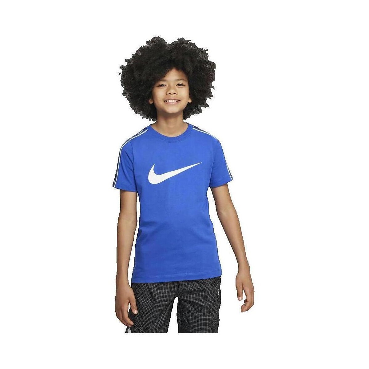 Nike  T-shirt  Repeat Bleu  Modrá