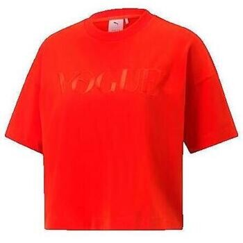 Puma  T-shirt  Rouge à col rond  Červená