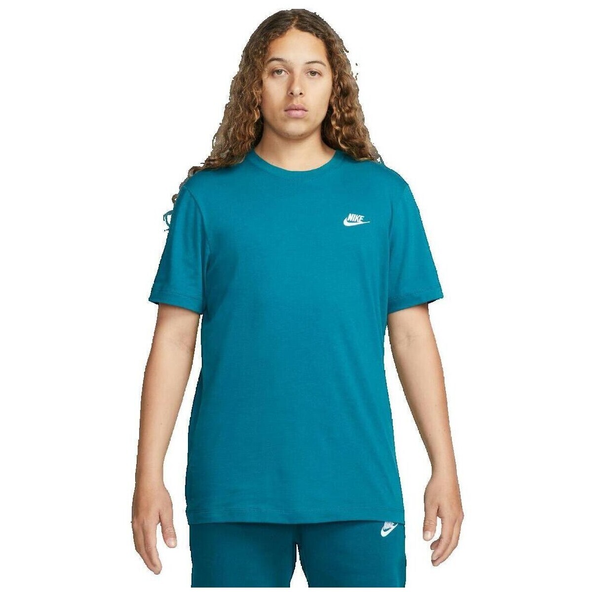 Nike  T-shirt  Sportswear Club bleu  Modrá
