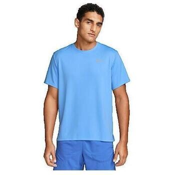 Nike  T-shirt  Dri-FIT Miler UV  Modrá