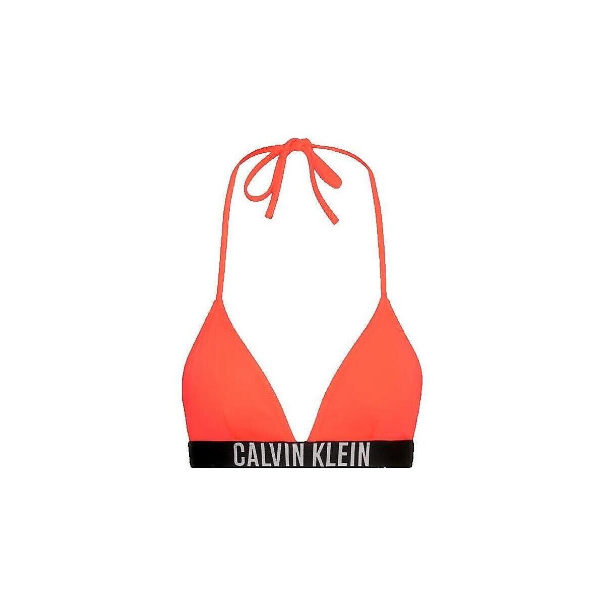 Calvin Klein Jeans  Haut de maillot de bain  Triangle côtelé  Červená