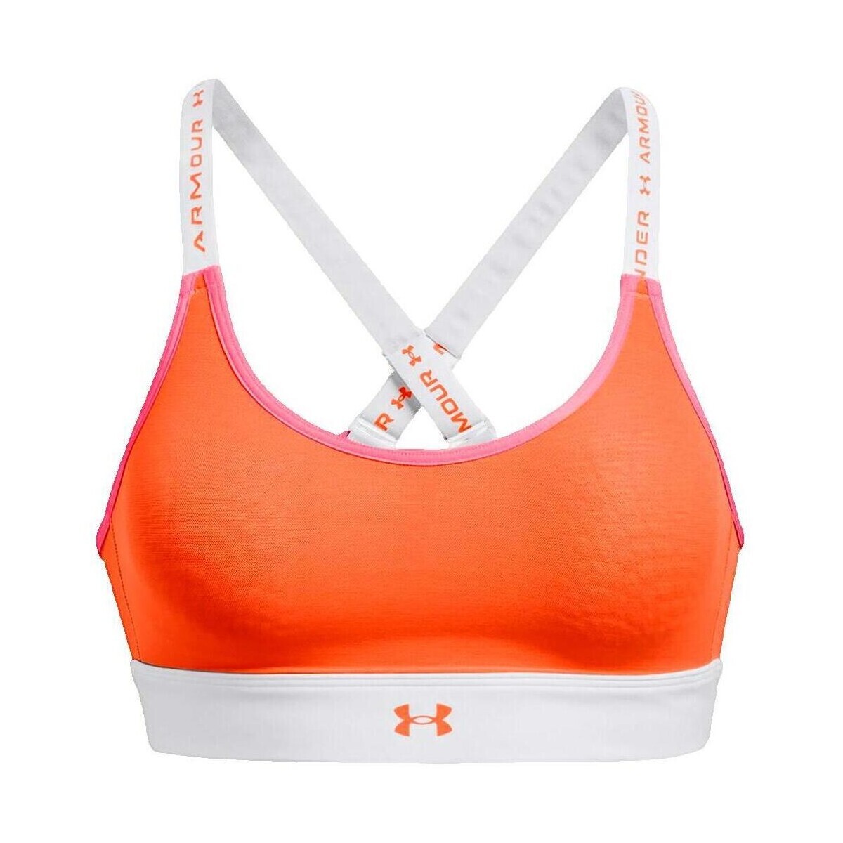 Under Armour  Brassière de sport Under Armour Infinity Mid - Run Hook  Bílá