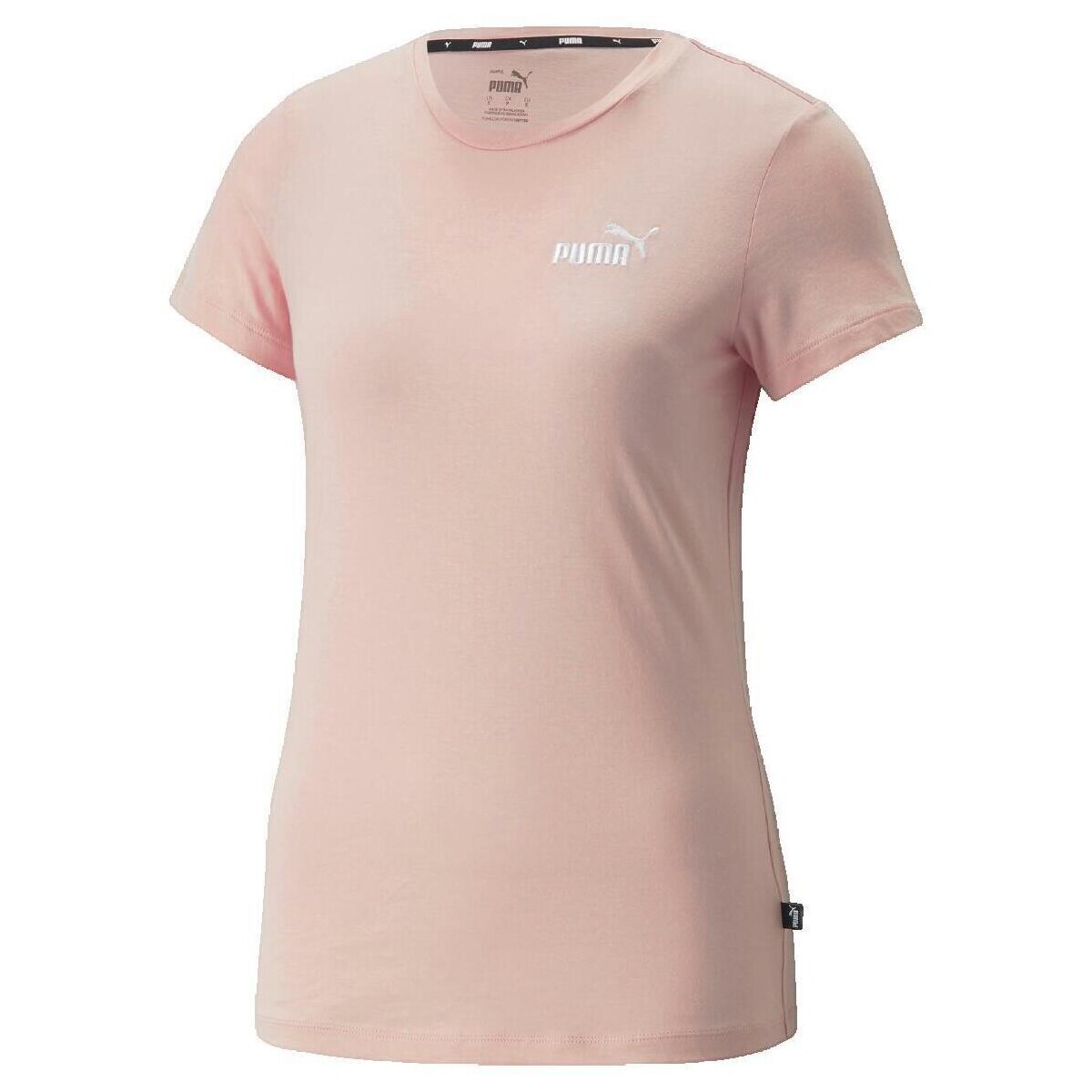 Puma  T-shirt  ESS+ Embroidery Tee  Růžová