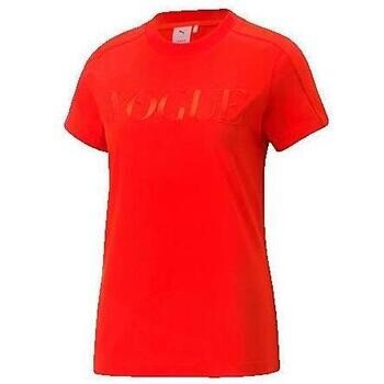 Puma  T-shirt  Rouge Femme  Červená
