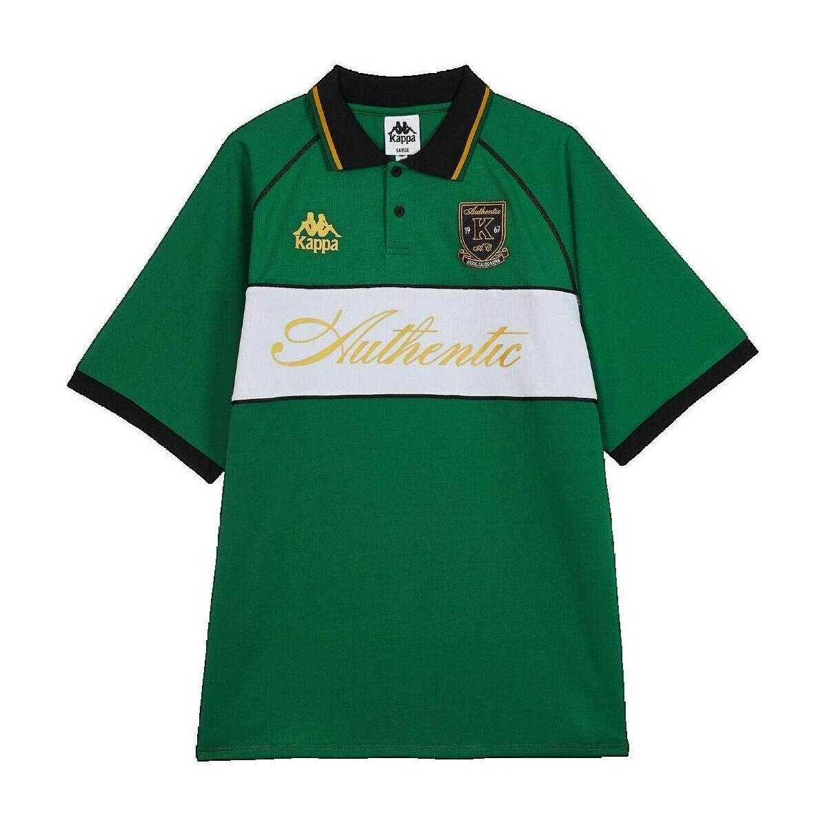 Kappa  Polo manches courtes  Authentic Norton  Zelená