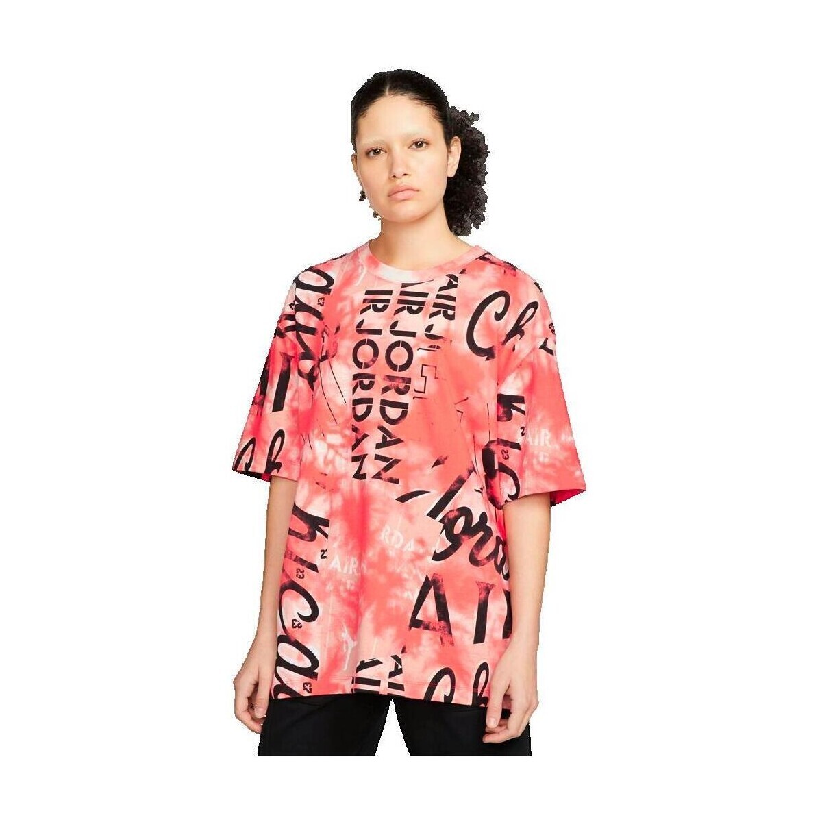 Nike  T-shirt  Heritage Oversize  Červená