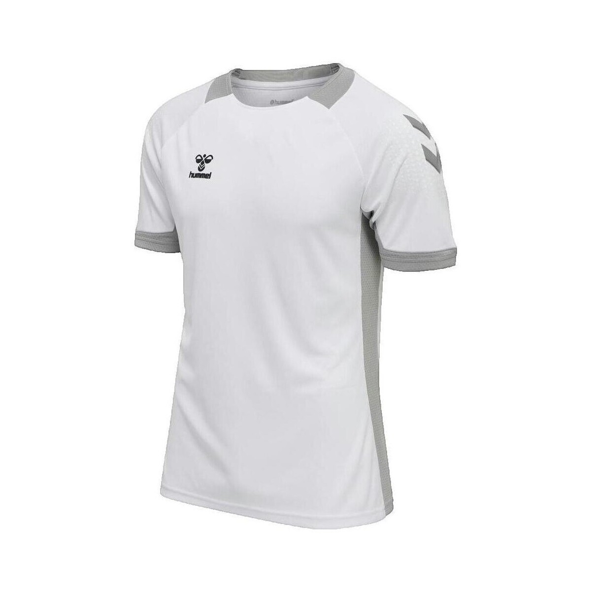 hummel  T-shirt  hmlLEAD S/S POLY JERSEY  Bílá