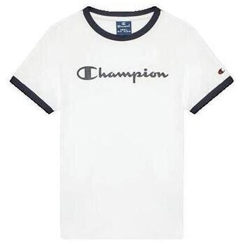 Champion  T-shirt  blanc  Bílá