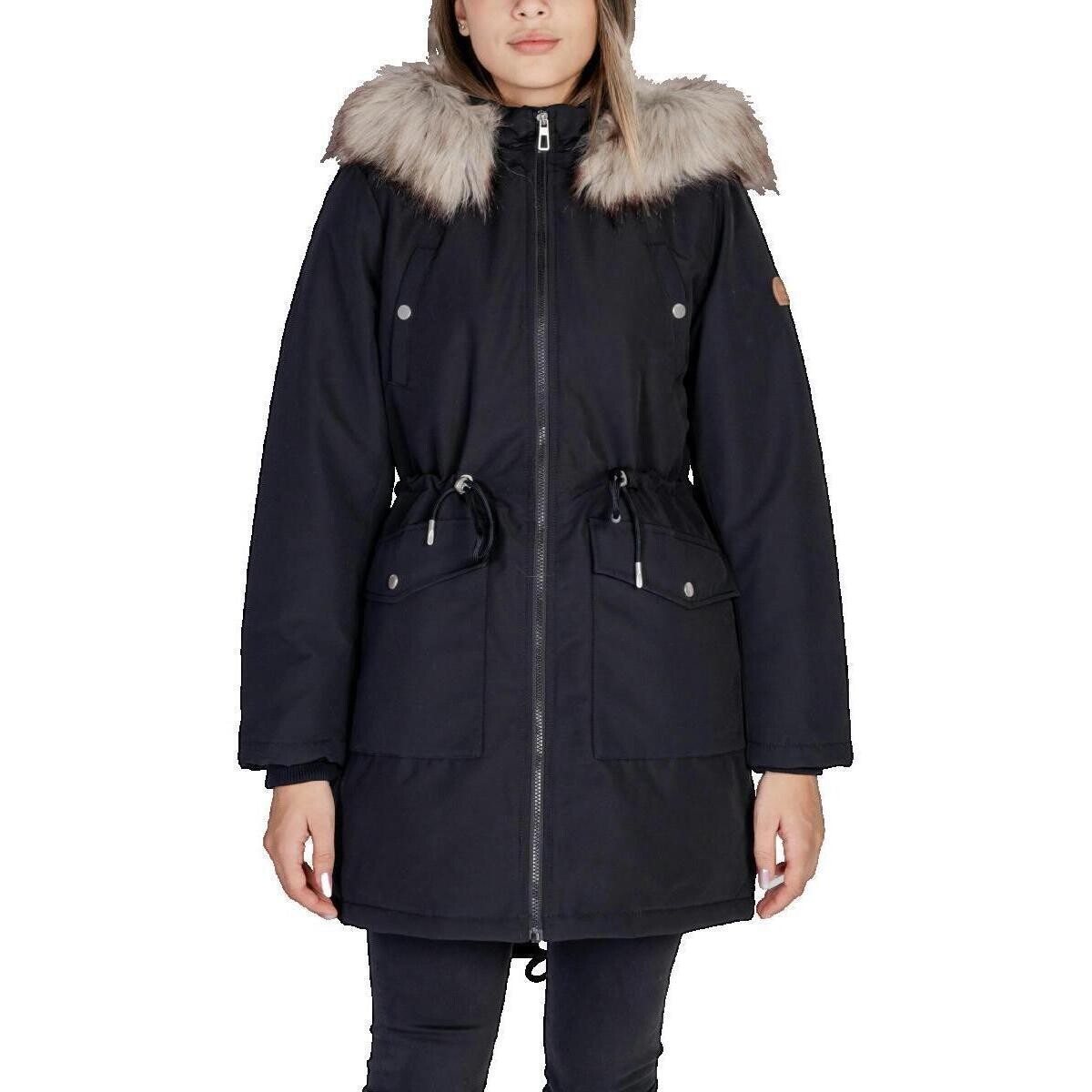 Only  Parka  noire élégante  Černá