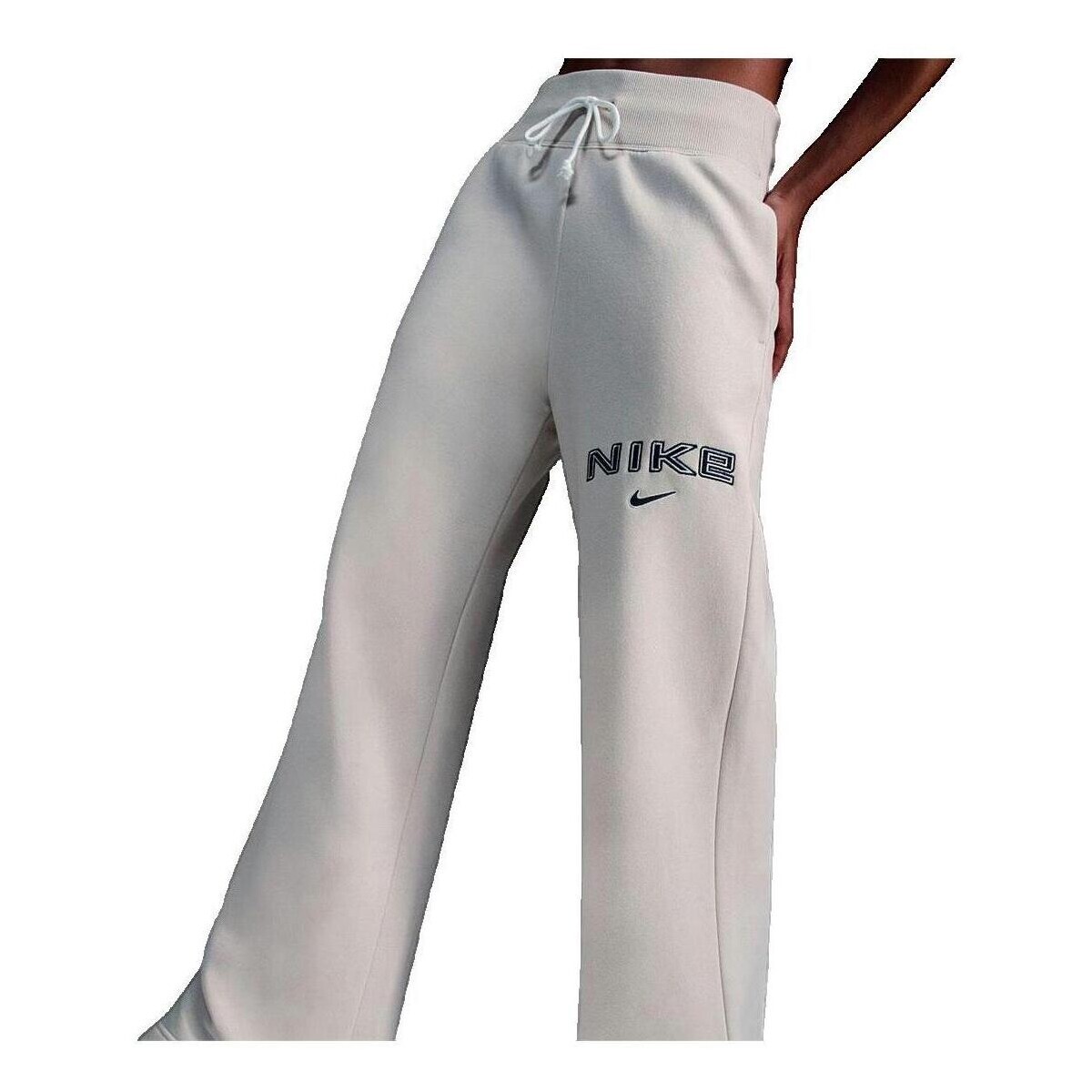 Nike  Pantalon  Jogger Wide Leg Phoenix Logo  Béžová