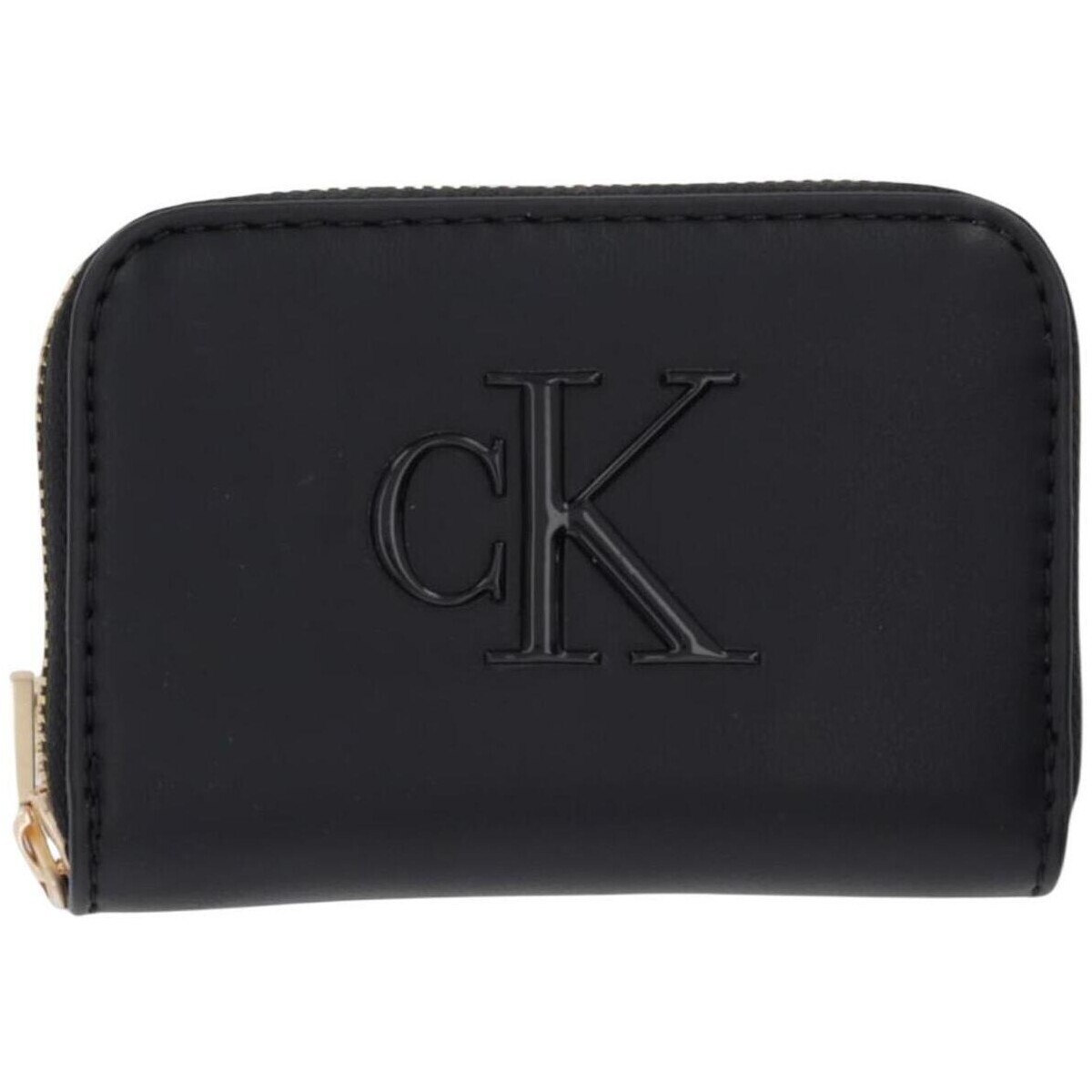 Calvin Klein Jeans  BOLD CK MEDIUM ZIP AROUND LV04F1154G  Černá