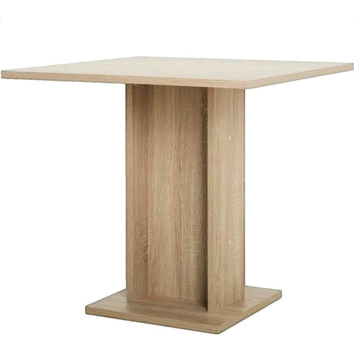 Bigbuy  Table à manger  Gustave chêne 80x80 cm  Hnědá