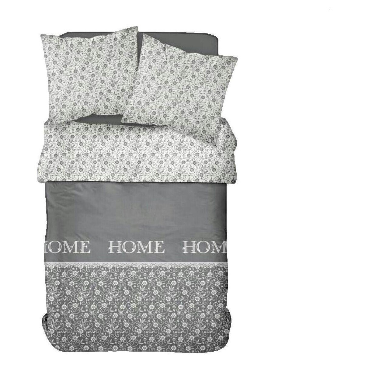 Today  Parure de lit  Capucine Chambray gris foncé  Šedá