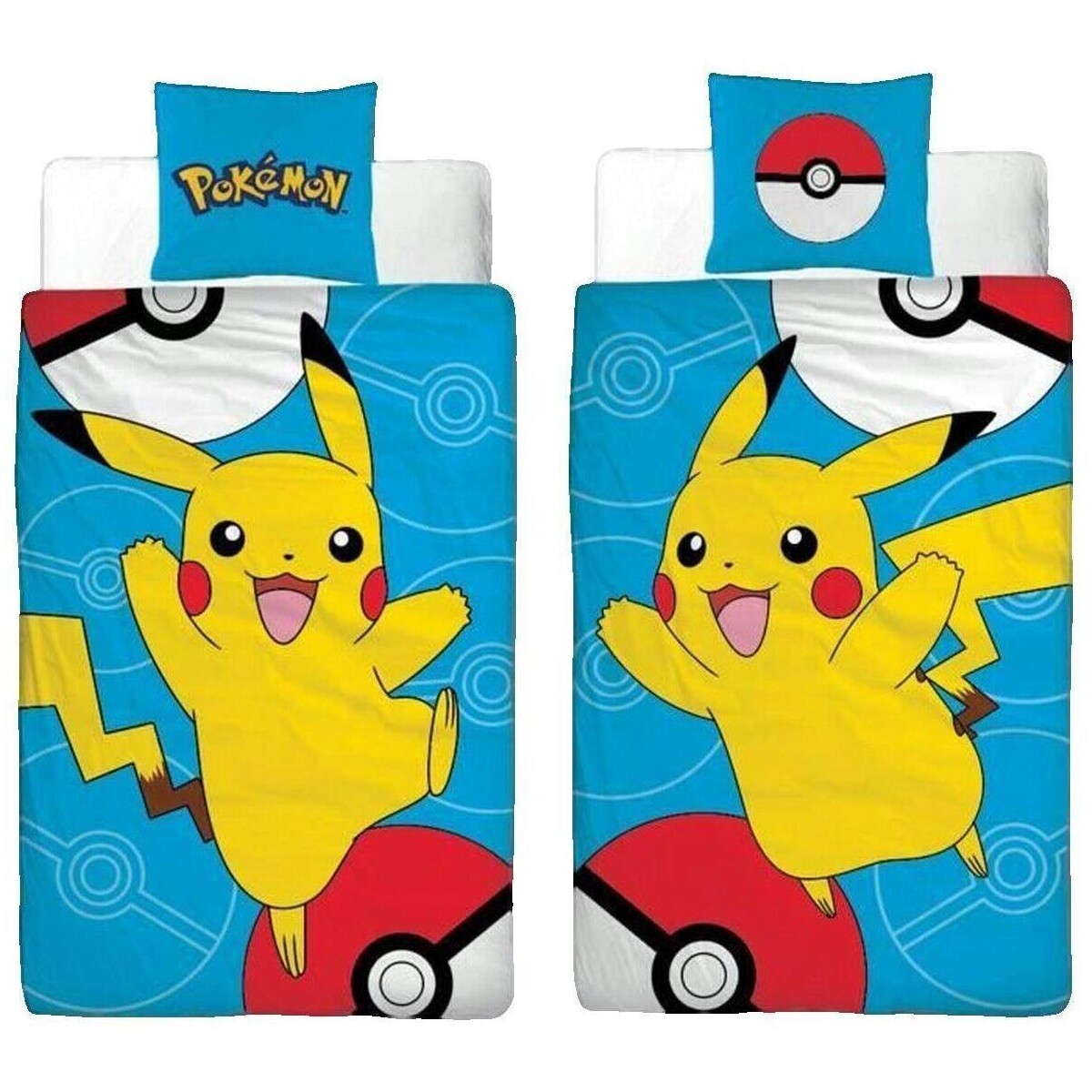 Pokemon  Housse de couette  Set de lit multicolore