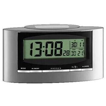 Tfa  Réveil numérique  solaire argent  Stříbrná