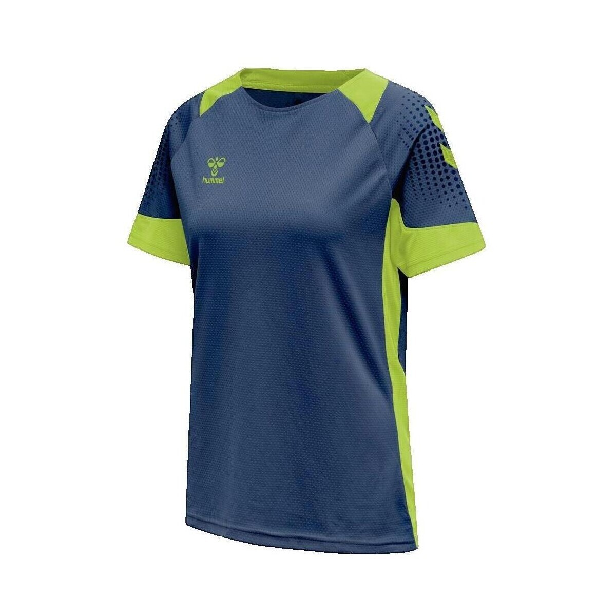 hummel  T-shirt  hmlLEAD S/S POLY Jersey  Modrá