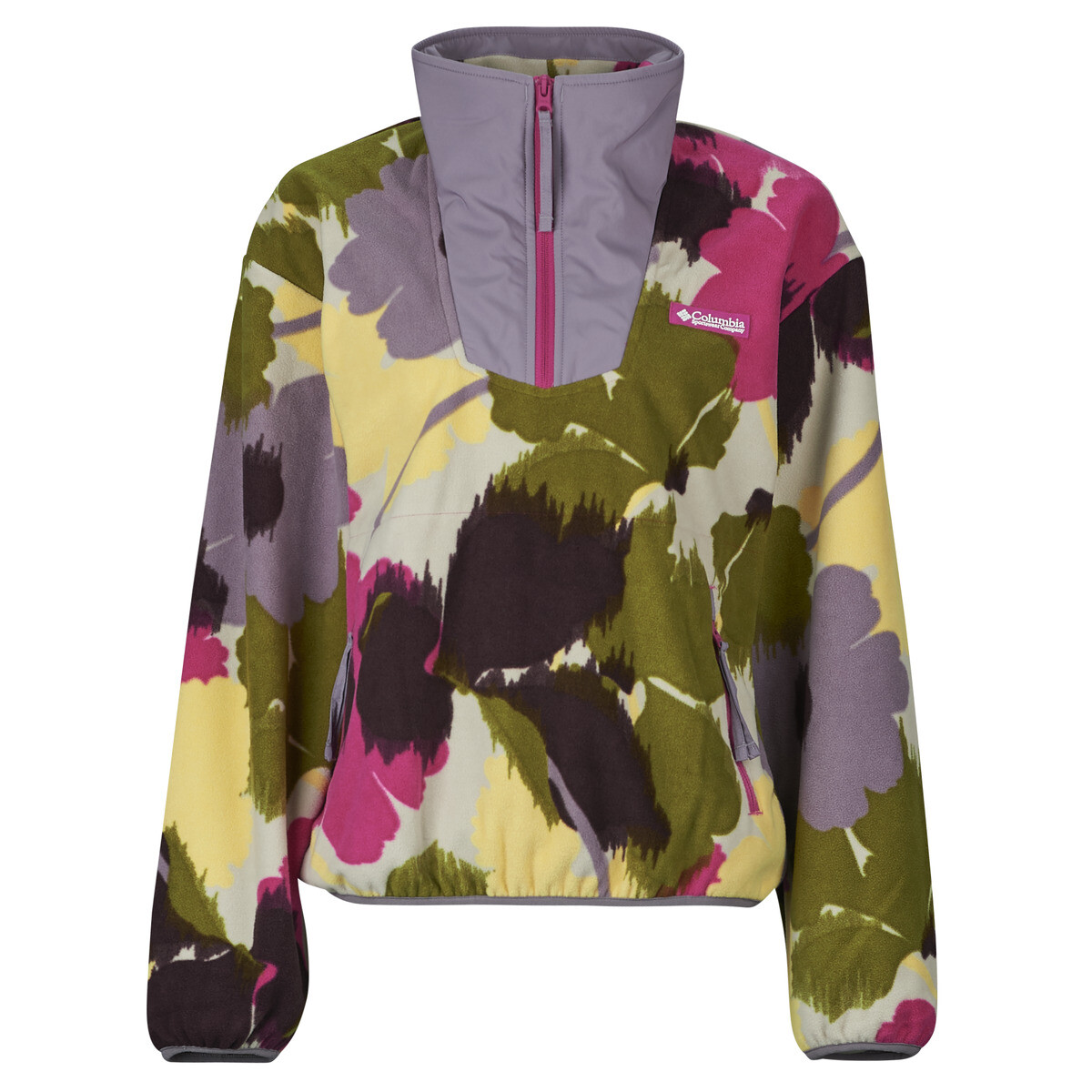 Columbia  SEQUOIA GROVE PRINTED HALF ZIP  Zelená