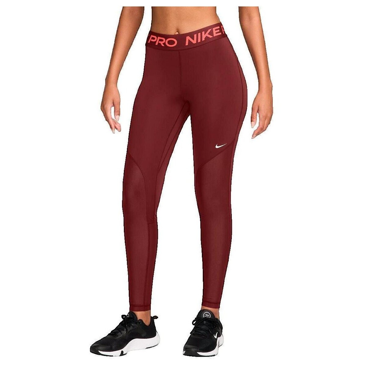 Nike  Legging  Pro Mid-Rise  Červená