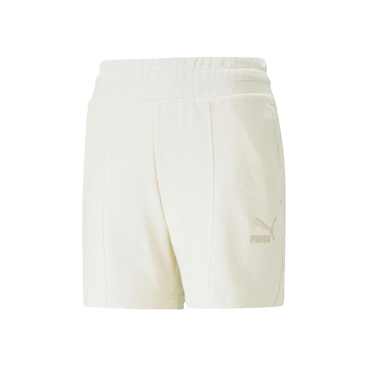 Puma  Shorts  Classics Pintuck  Bílá