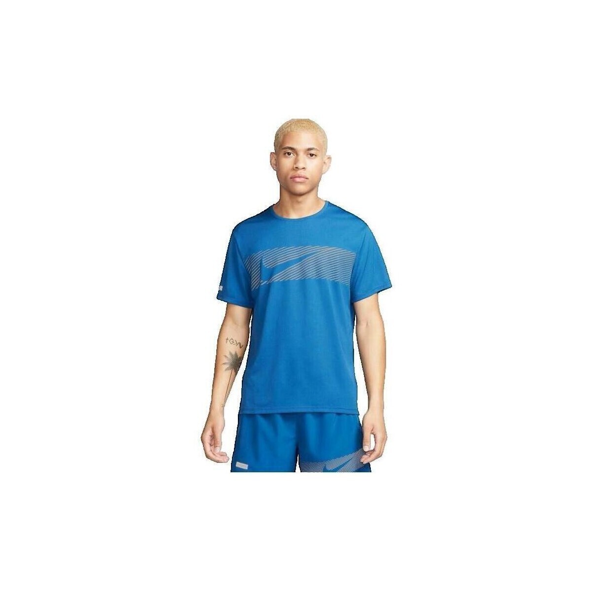 Nike  T-shirt  Miler Flash  Modrá