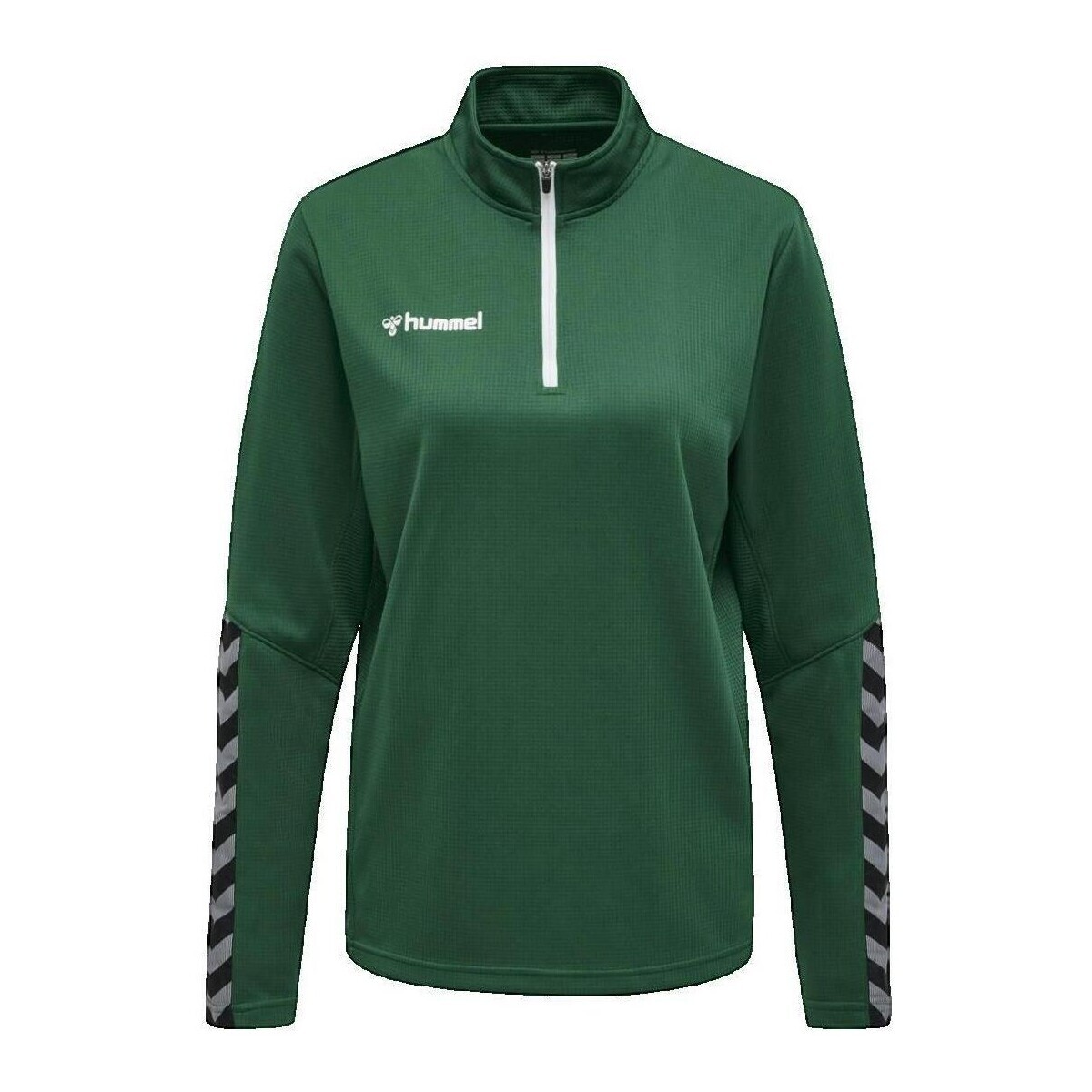 hummel  Sweat  Authentic Half Zip Femme  Zelená