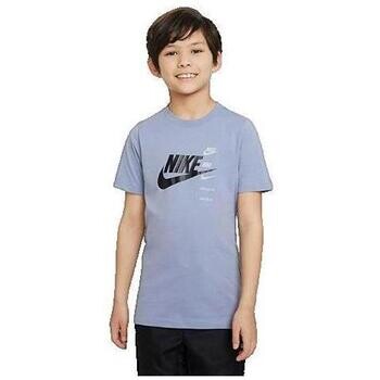 Nike  T-shirt  Sportswear Standard Issue bleu canard  Modrá