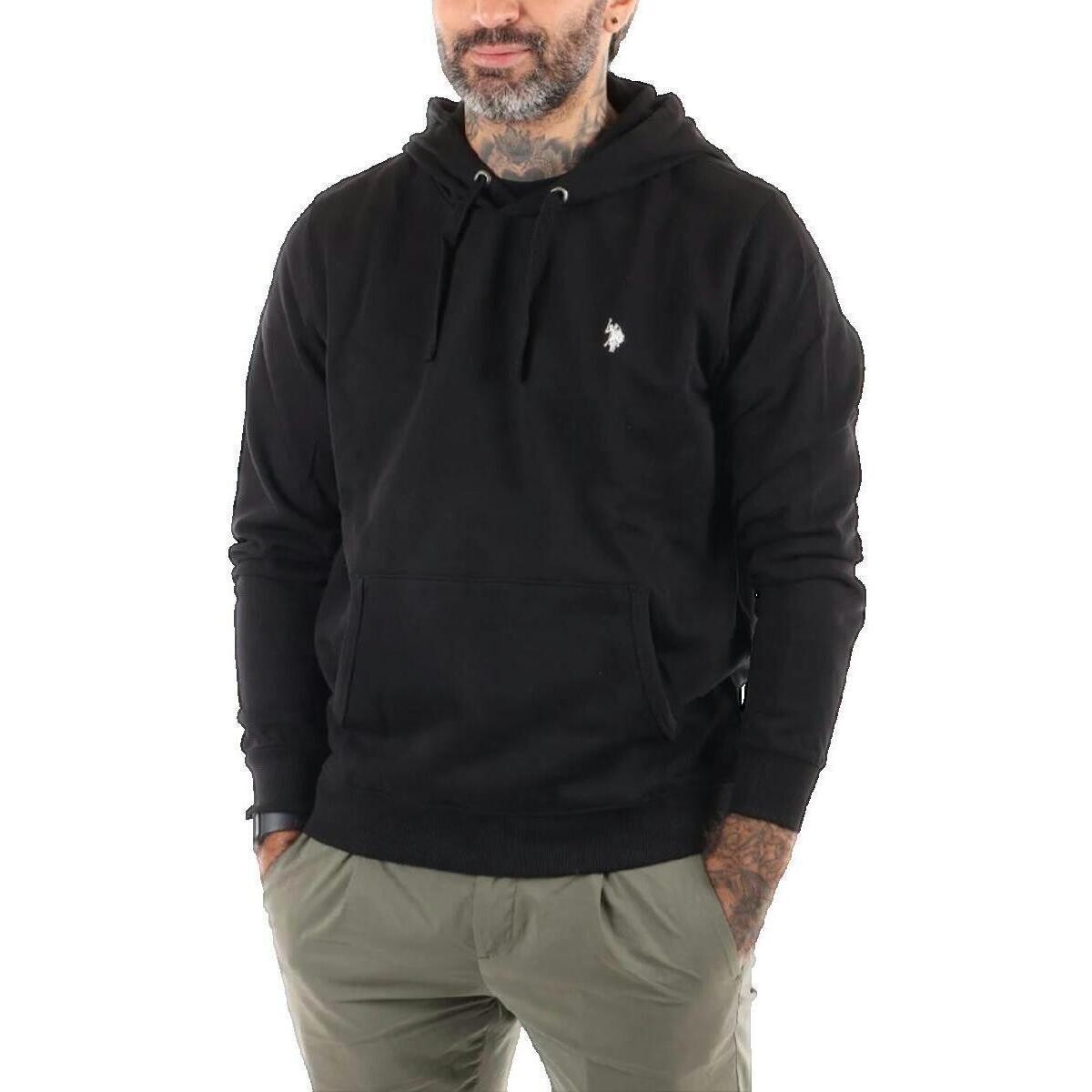 U.S Polo Assn.  Sweatshirt U.S. Polo Assn. Lex ajusté noir  Černá